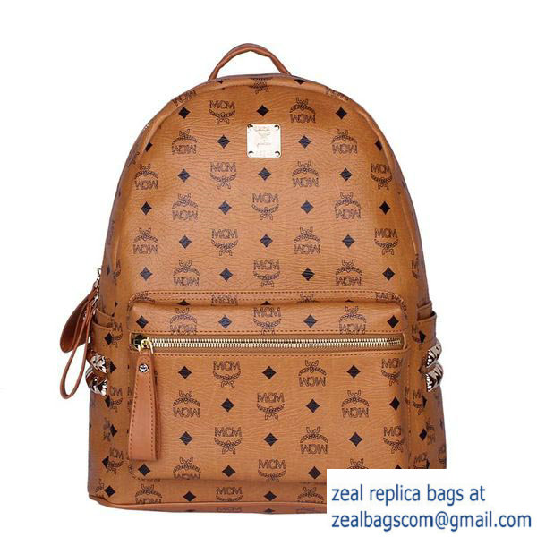 High Quality Replica MCM Medium Stark Backpack MC2446 Wheat - Click Image to Close